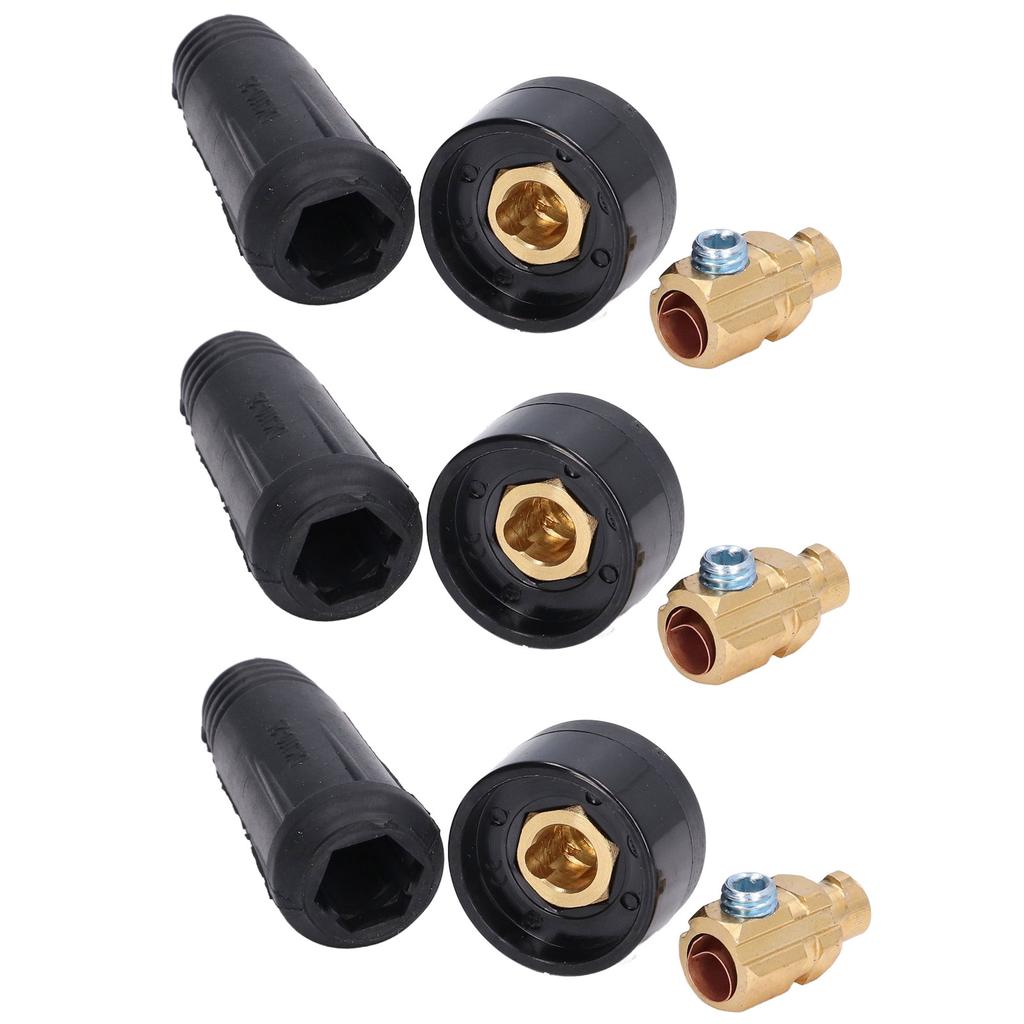 10 Satz WIG Schweißkabel Panelstecker Buchse Schnellkupplungsadapter 1025 EU Stil