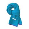 Autumn and Winter New Korean Version Versatile Lock Edge Korean Knitted Gray Scarf Women's Knitted Warm Neck Scarf