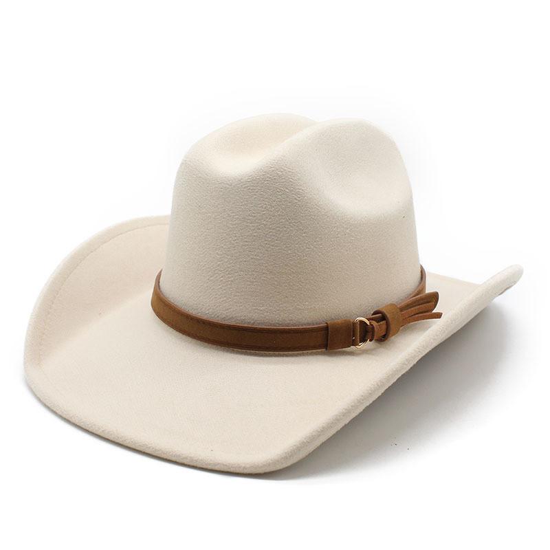 Western Prairie Hat Tibetan Style Wool Blend Sun Hat For Men Women Travel Casual