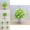 Handmade Faux Chrysanthemum And Spread Palm Artificial Plants For Home And Workspace
