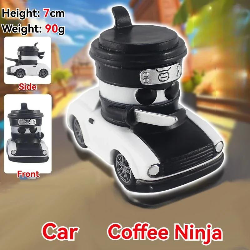 Funny Cartoon Character Cars Toys Unique Design Kids Vehicle Model Tung Tung Tung Sahur Car Figurine Anime Model Children Gifts