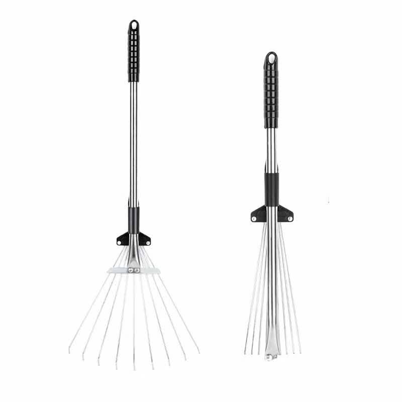 Telescopic Leaf & Grass Rake