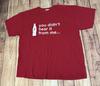 Vintage Coca Cola Coke You Didnt Hear It From Me Promo T Shirt Red Size 2XL