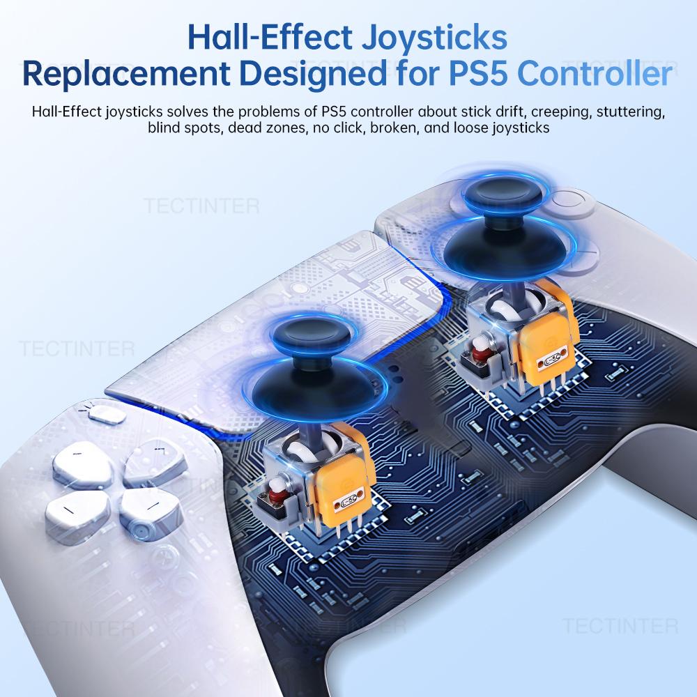Replacement Hall Effect Joystick For PS5 Controller 3D Analog Joystick ThumbStick Repair Parts For Playstation 5 Accessories 5