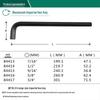 Sata Blackened Imperial Hex Key Wrench Set (84413-84417)