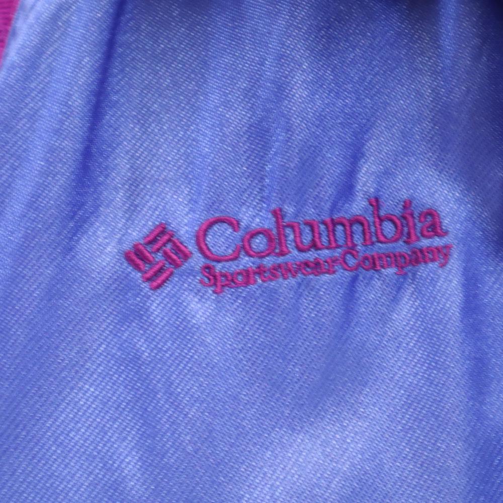 Columbia 90s Old Down jacket 18/20 Blue purple Outdoor Youth Size Kid's Used