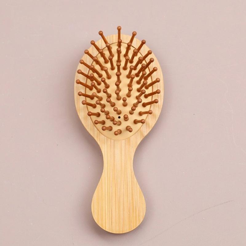 Wooden Cushion Hair Brush - Scalp Massage Comb For Home Use Cushion Comb