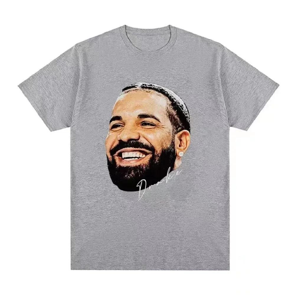 Hip-hop Rapper Drake Graphic T-shirt Men's Retro Gothic Short-sleeved Casual  Suitable for Both Men and Women's Streetwear