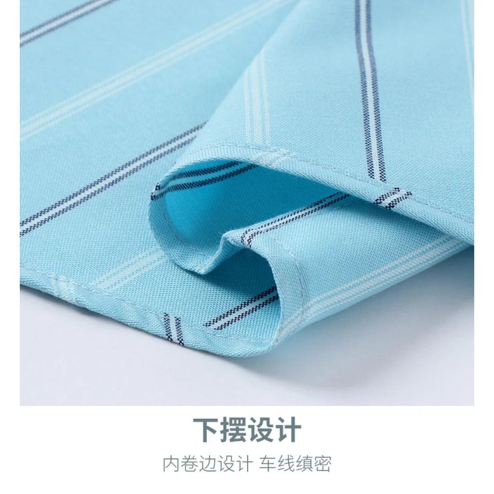 Big Size 11XL 10XL 9XL 8XL 100 Cotton Long Sleeve Shirt for Men Pocket Oxford Striped Casual Shirt Men Long Sleeve Slim Fit