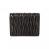 MIU MIU Matelassé Women's Bi-fold Wallet 5MV204 AF6Q F0201