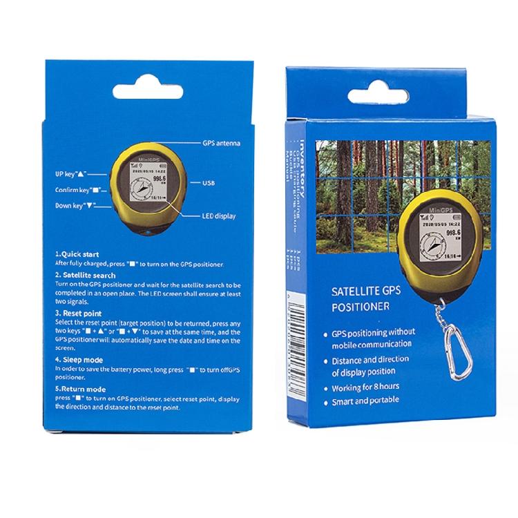 GPS Receiver Navigation Handheld Location Finder Tracker USB Rechargeable Biking