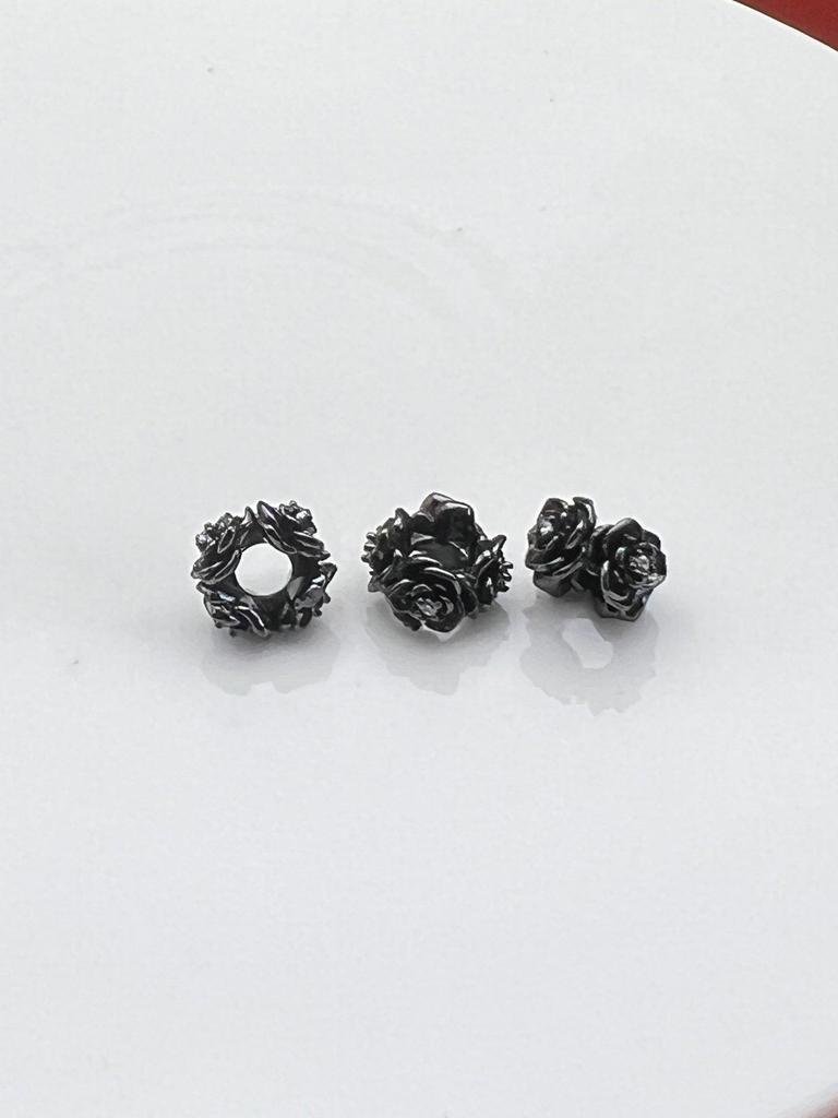 14k Roségold Abstandshalter Perlen - Farbbeständig 8/10mm für DIY Perlenarbeiten