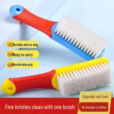 Multifunctional Shoe Brush: Soft Bristles, Gentle On Shoes, Durable for Laundry, No Shedding, Hard Bristles Available