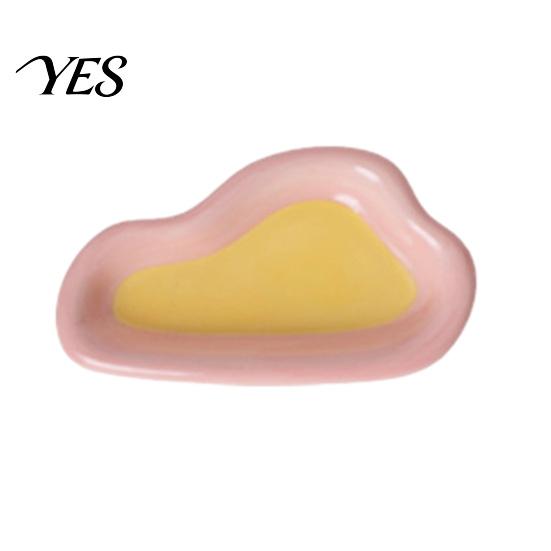 Flat Cat Plate Ceramic Cats Feeding Bowl, Whisker Friendly Kitten Food Dish, Anti Fatigue Dish Wide Shallow Pet Feeder for Dry Wet