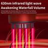 3 Modes Portable Hair Follicle Red Light Laser Comb Multifunctional Head Essence Oil Applicator Electric Massage Comb