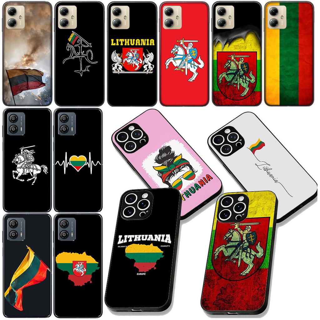 Litauen Flagge Schutzhülle für Apple iPhone 16 17 Air 14 15 Pro Max Plus 16+ 16E 14+ ProMax Handyhülle