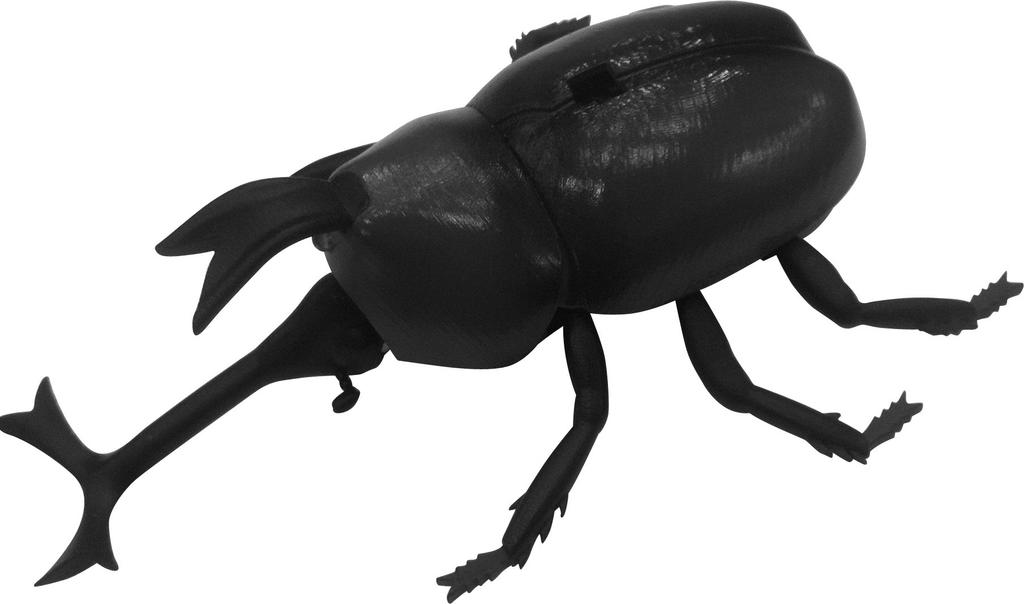 RC rhinoceros toys [Run! Beetle] [Beetle Black] Radio-controlled insects, radio-controlled insects, beetles, toys, boys' toys,