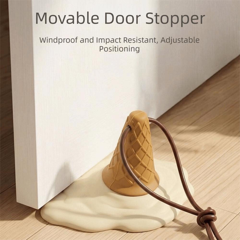 Simulation Ice Cream Safety Door Plug Bottom Suction Cup Anti-Collision Pad Baby Safety