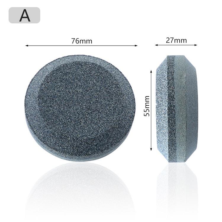 5 Inch Double Sided Sharpening Stones Kitchen Sharpener Round Knifes Sharpener