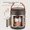 Meichu 1.4L 304 Stainless Steel Double-Layer Insulated Lunch Box