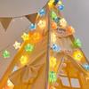 LED Colorful Stars Small Rainbow Cloud Decorative Lights Tent Hanging Lights Atmosphere Lights Decorative Lights Hanging Ornaments
