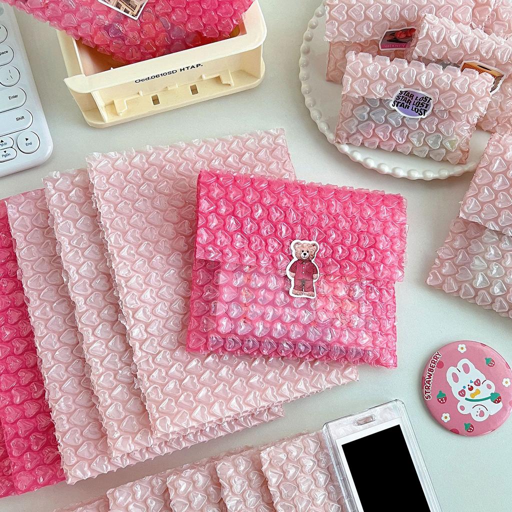 Wrap Bubble Pouches 10PCS Love Plastic Thicken Bubble Bags for Mailing Shockproof Bubble Bags for Bubble Packaging Bags