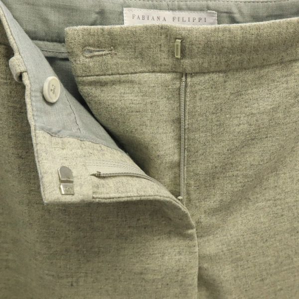 FABIANA FILIPPI Made in Italy Wool Blend Slacks pants XXS Gray Women Used