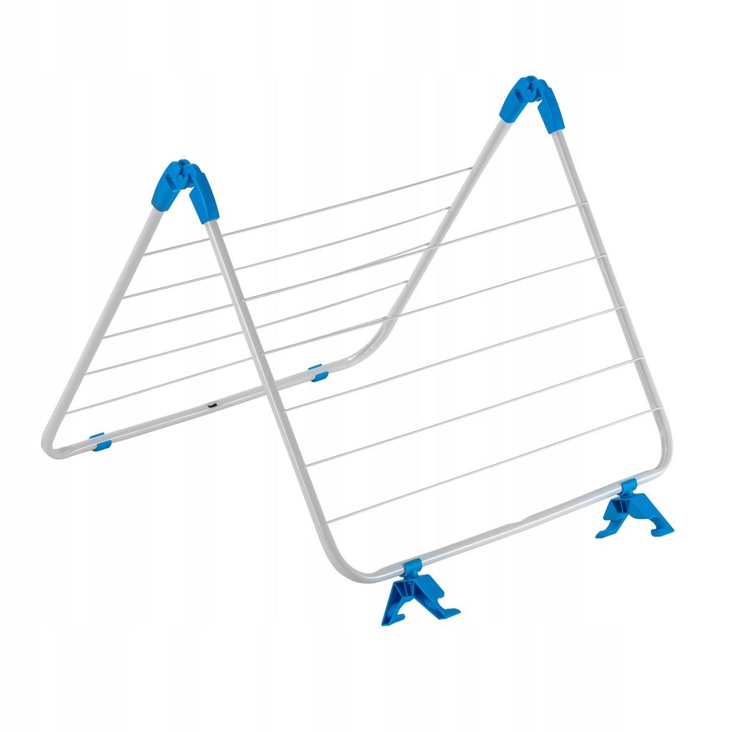 KADAX Sušák na prádlo 3v1 Stojací Prádlo Oblečení Skládací Balkonový + Kolečka