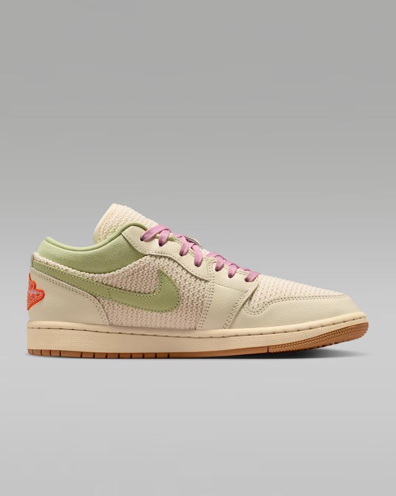 II0569-100 Nike Air Jordan 1 Low Sail/Olive Aura (Women's)