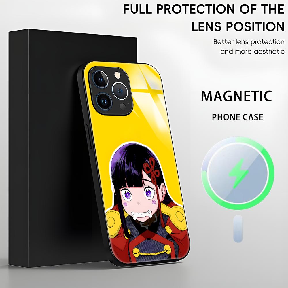 Chained Soldier Phone Case For iPhone17 16 15 14 13 12 11 X XR XS 8 Plus Mini Pro Max Glass Magnetic Case