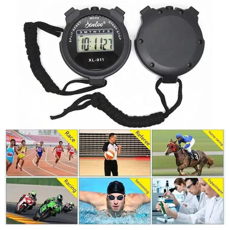 Multifunctional Stopwatch Counter Handheld Sport Stopwatch Digitale Display Fitness Timer Teller Draagbare Stopwatch Timing