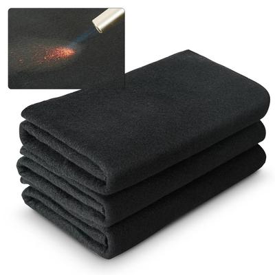 Fireproof Welding Protective Blanket Black Soldering Protective Pad  for Insulation Welding