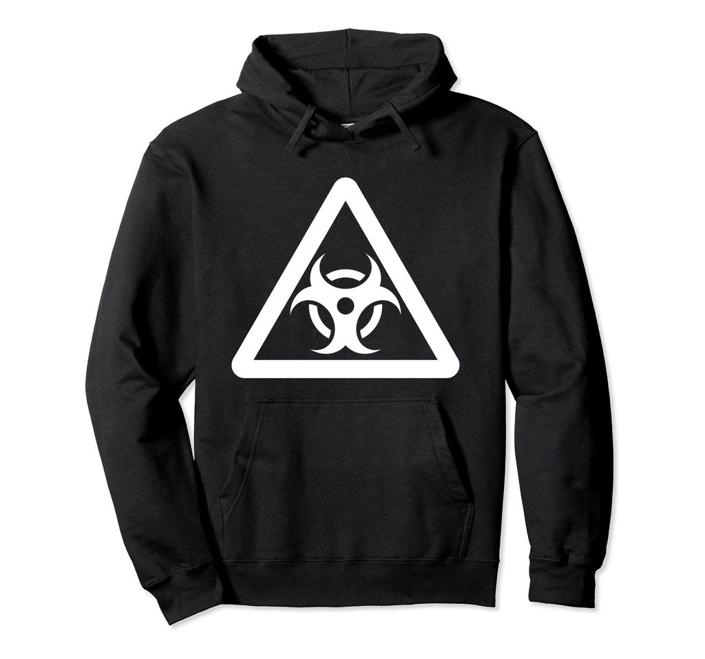 Danger Sign Zombie Resident Evil Funny Symbol Art Hoodie