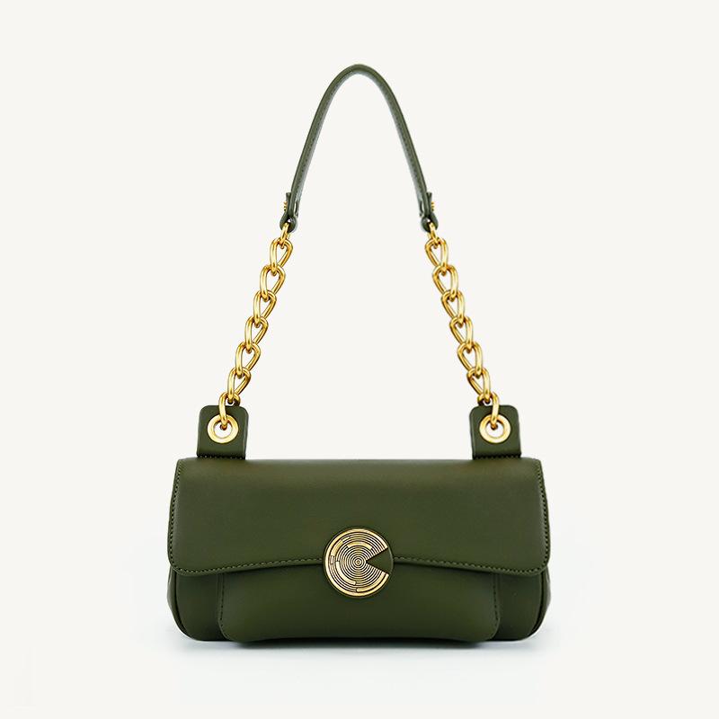 2022 Fall/Winter New Model Guardian Niche Handbag with Chain for Women, Multi-layered, High-end, Versatile Shoulder and Underarm Bag