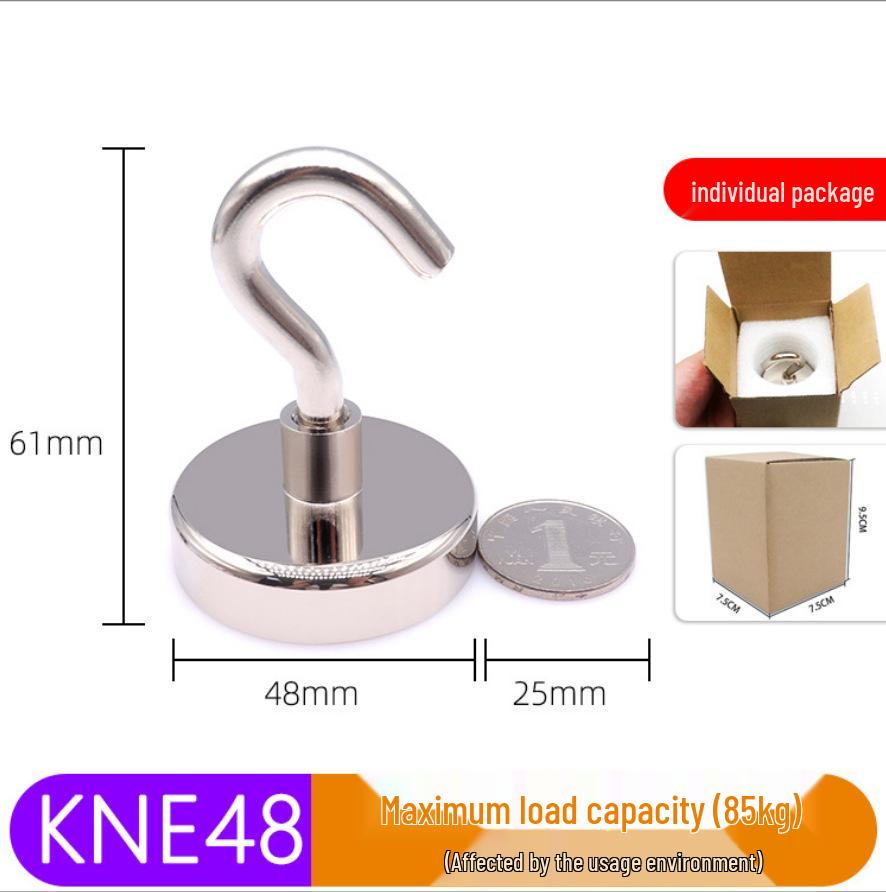 Neodymium Strong Magnetic Hook with Anti-Collision Suction Cup