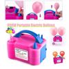 Durable 600W Electric Balloon Pump Dual Nozzles 110V Balloon Inflator Air Blower Inflator Party