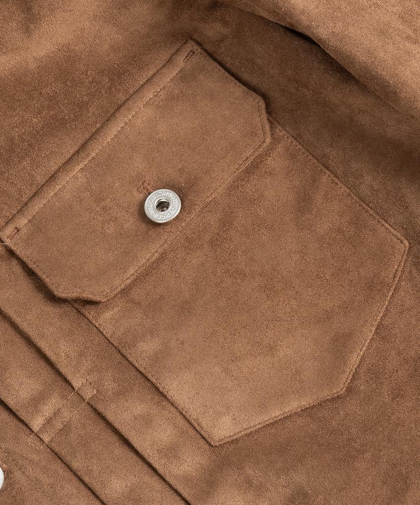 Mudsalt Suede Trucker Jacket Type 2. Camel