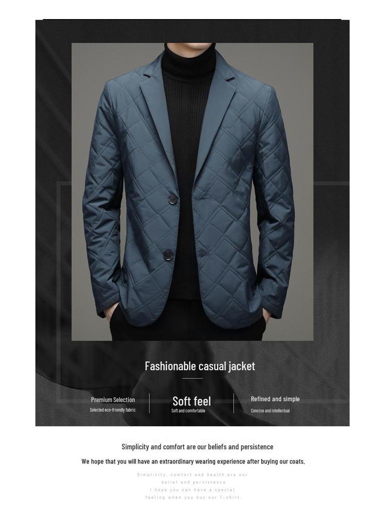 Men's Winter Cotton-Padded Business Casual Jacket
