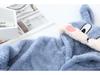Children's Plush Cartoon Bathrobe - Boys' & Girls' Double-Sided Fleece Pajamas for Autumn/Winter