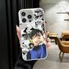 Blue L-Lock Bachira Meguru Soft Phone Case for iPhone 15 16 17 Pro Max 17Air 16E 14 Plus 13 12 Mini Shockproof Cover Back Shell