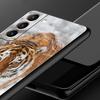 Tiger Leopard Fashion Phone Case For Samsung Galaxy S26 Ultra S25 Plus S24 FE S23 S22 5G S21 S20 Cover Black Soft