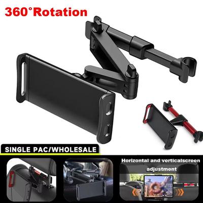 Universal 360 Rotation Car Headrest Bracket Telescopic Car Rear Pillow