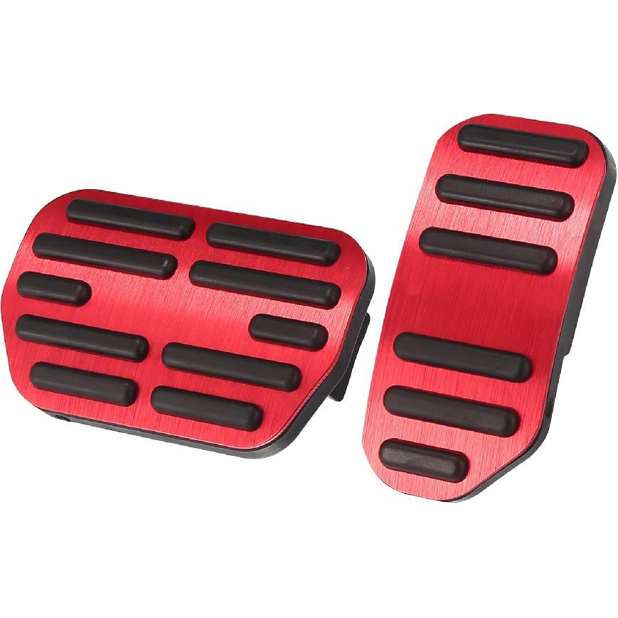 

Brake Foot Pedals Pad Kit Accelerator Pedal Covers Set for Toyota Corolla 2014-2018 красный