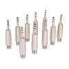 10pcs 14 TRS to XLR Female Adapter 3 Pin 6.5mm to XLR Female Stereo Balanced Connector