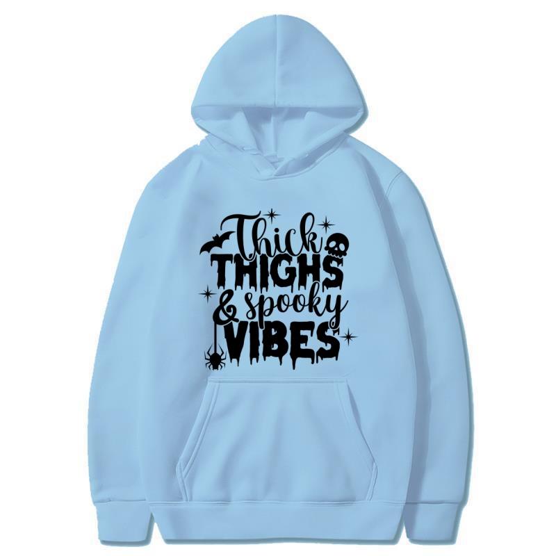 Halloween Herbst/Winter Neu Personalisierter Hoodie mit Buchstabenaufdruck Herrenmode Warmes Sweatshirt Lässige Streetwear Warmer Hoodie Geschenk