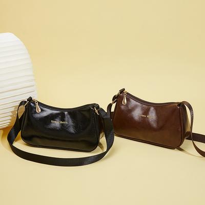 Retro Oily Underarm Bag Shoulder Bag Women's Bag Fashion, Underarm Bag