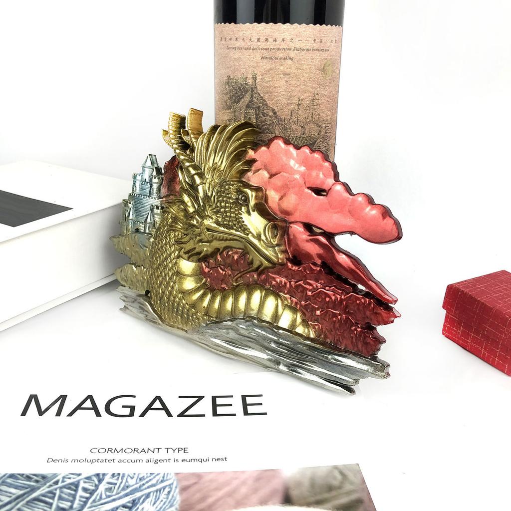 DIY Dragon Wall Hanging Mold Scandinavian Decorations Silicone Mold Three-dimensional Living Room Pendant Resin Mold