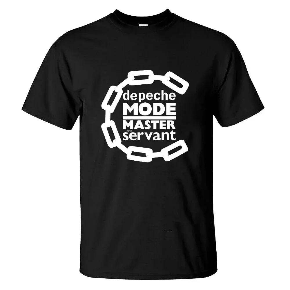 2025 Depeche Mode Rock Short Sleeve Rose Men's and Women's T-shirts Punk American Hip Hop Cotton Tshirts High Quality T-shirt