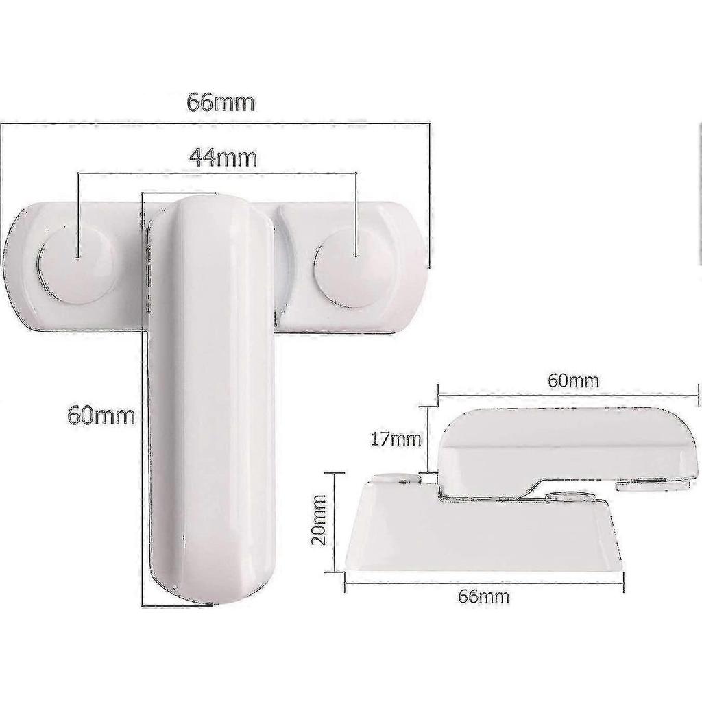 Window Locks - Zinc Alloy - 4 Pieces White Door Locks - Home Security Upvc/pvc