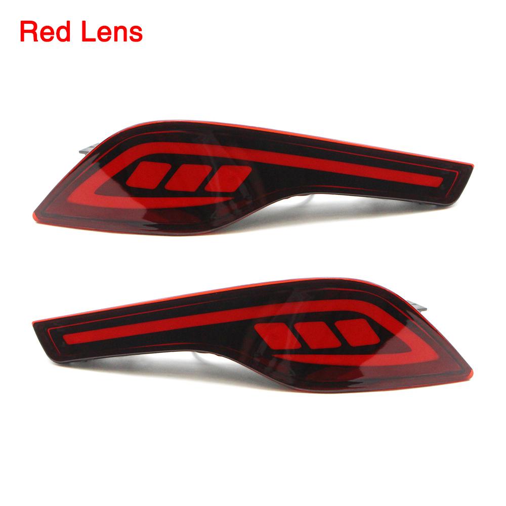 Pair LED Rear Bumper Brake Tail Light for Honda CRV CR-V 2017 2018  Reflector Driving Stop Lamp Taillight Auto Accessories